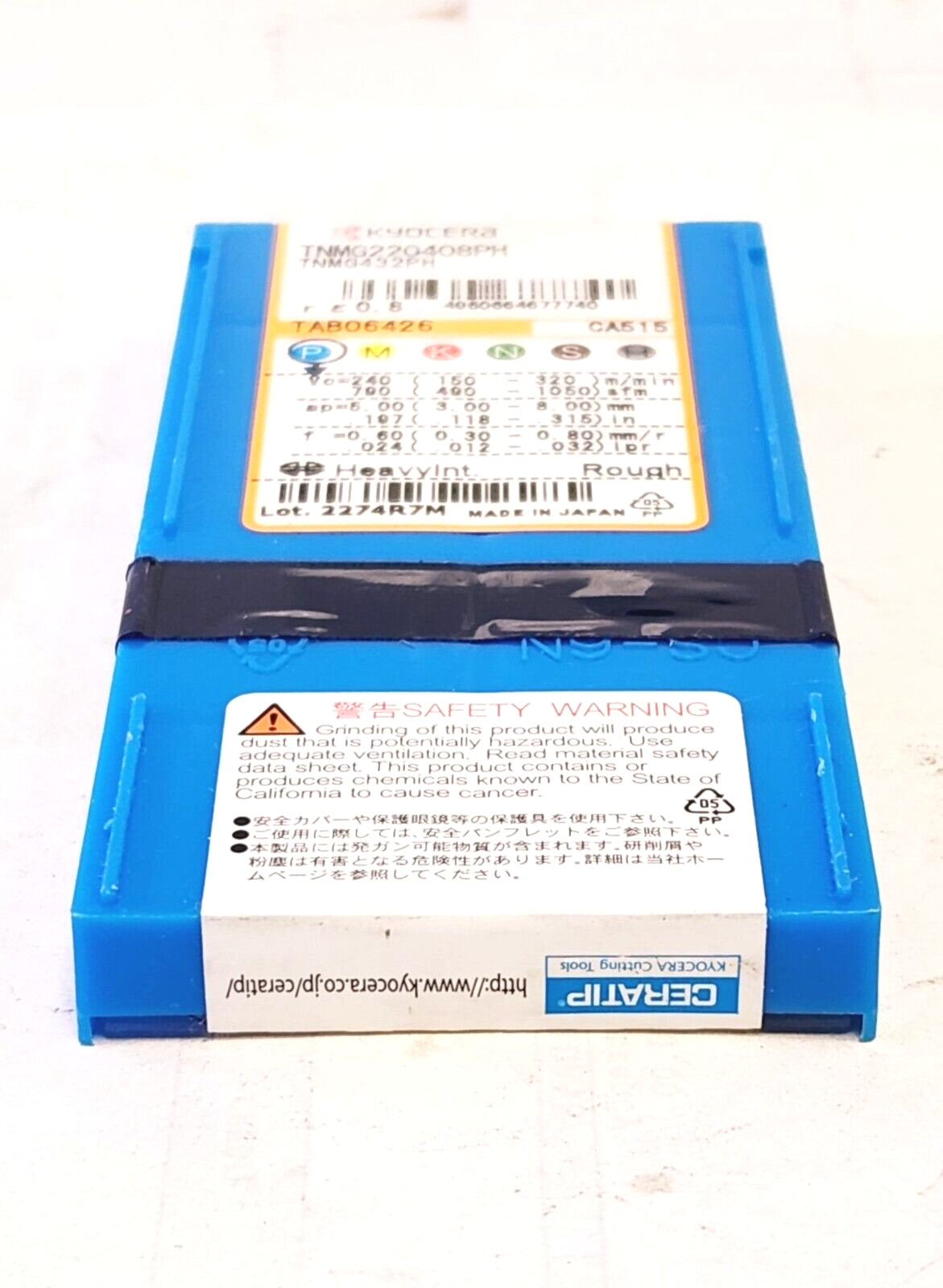 KYOCERA TNMG220408PH, TNMG432PH CA515, TAB06426 TURNING INSERT (10 PC, NEW)