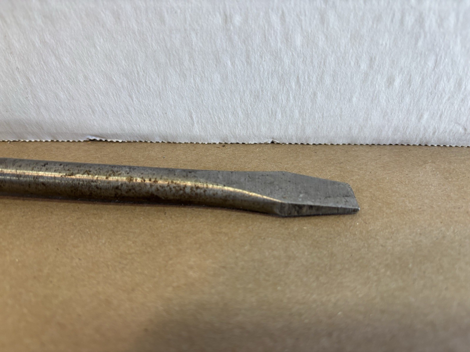 VTG Irwin Perfect Grip Wood Handled, 14.5” Flat Screwdriver