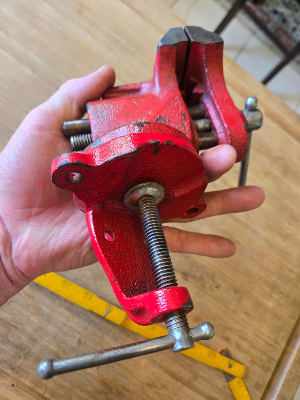 Vintage Craftsman Clamp Swivel Base Bench Jewelers Vice USA 3 inch