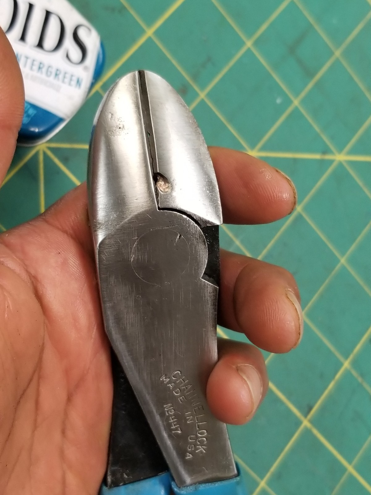 CHANNELLOCK DIAGONAL CUTTING PLIERS #447 USA