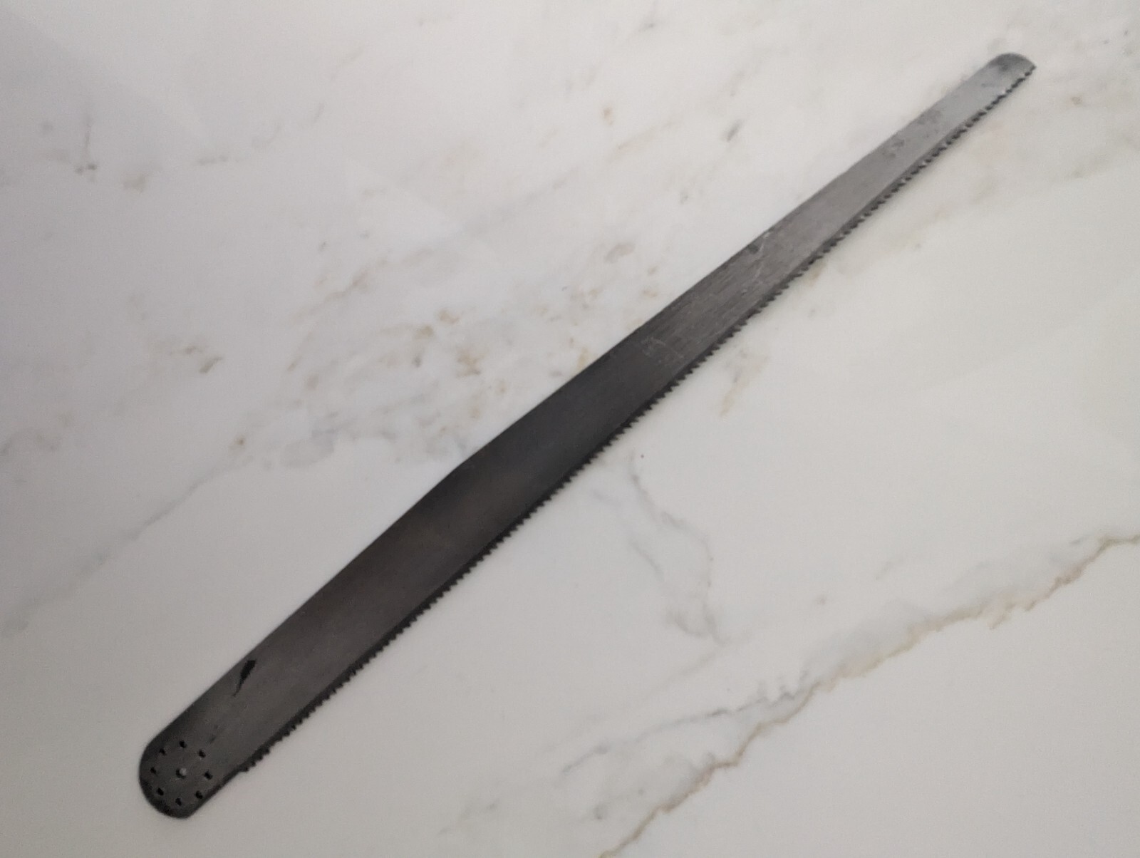 Vintage Allway Super Chrome Handle Pistol Grip 12″ Hand Saw w/Matching Blade
