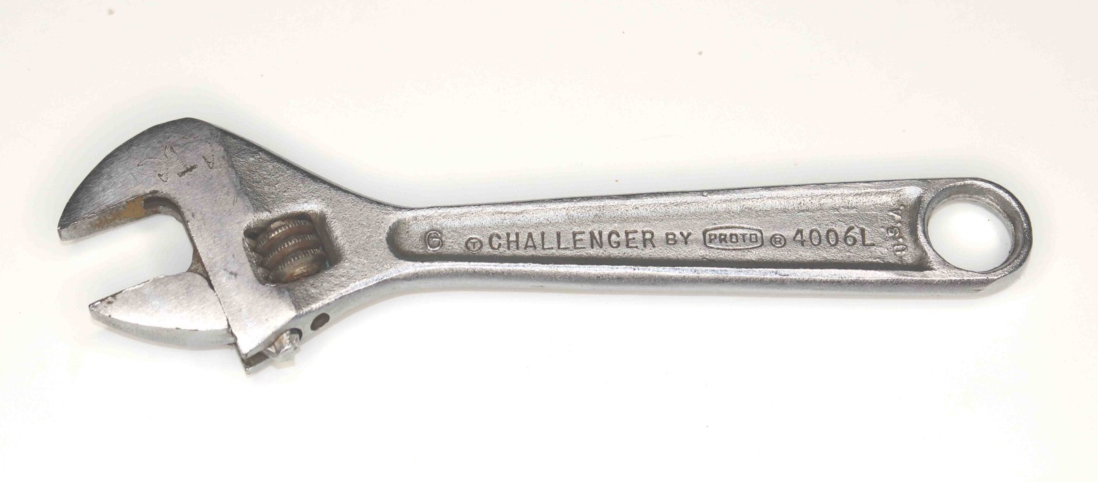 Vintage Challenger By PROTO 4006L 6” Clik- Stop Adjustable Crescent Wrench USA