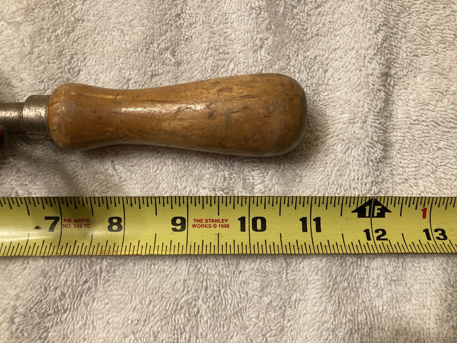 Vintage Dunlap Hand Drill, Egg Beater Type, Metal Gears, Hand Chuck, Works, USA