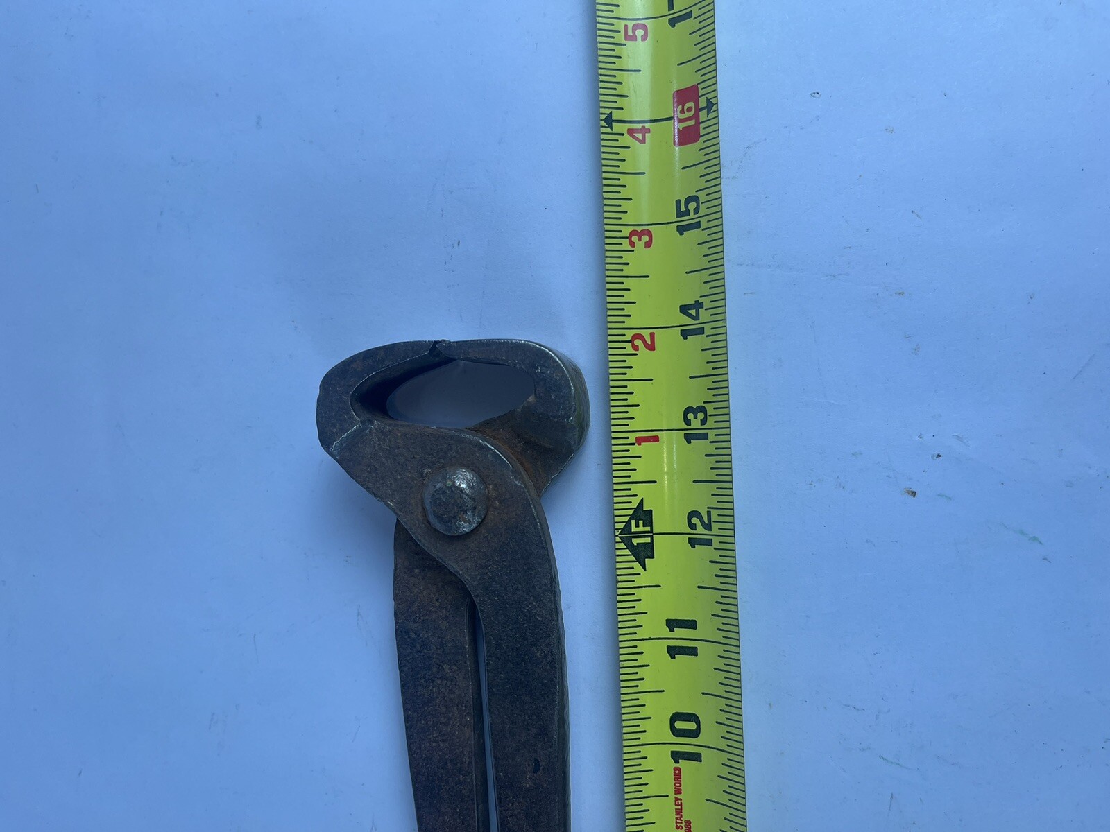 Antique 14” Fulton western horse hoof shoes nipper pliers Blacksmith Equine