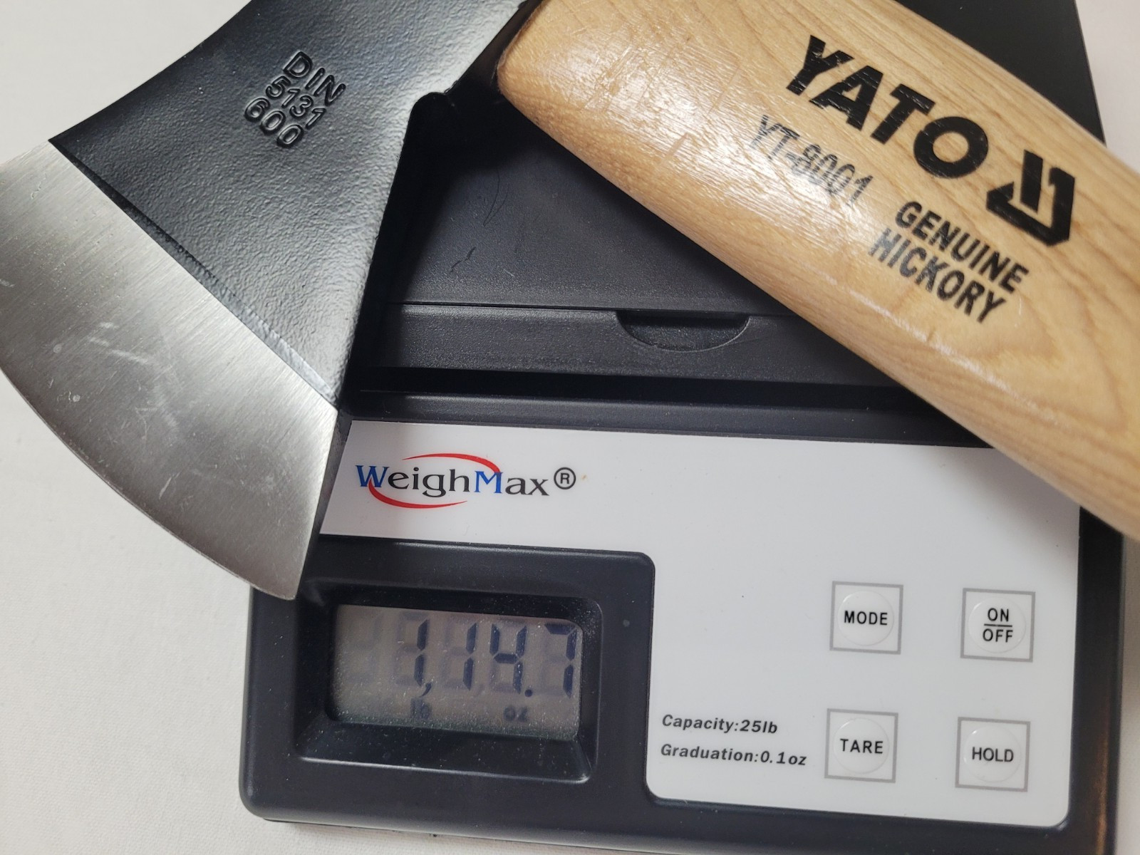 NEW AXE YATO YT-8001 Marked DIN 5131 600