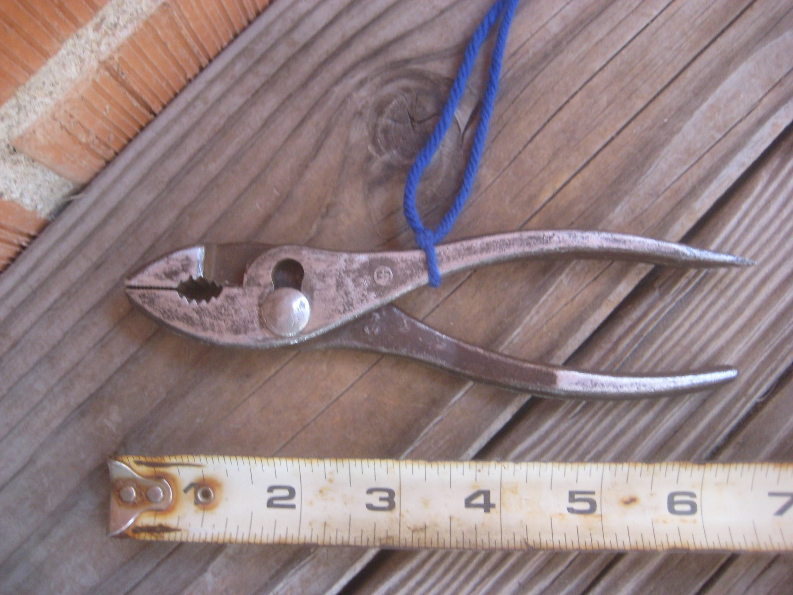 1940s Vintage 6 1/2″ ** Chevrolet GM Tool Kit ** MH Slip Joint Pliers 39/42 USA