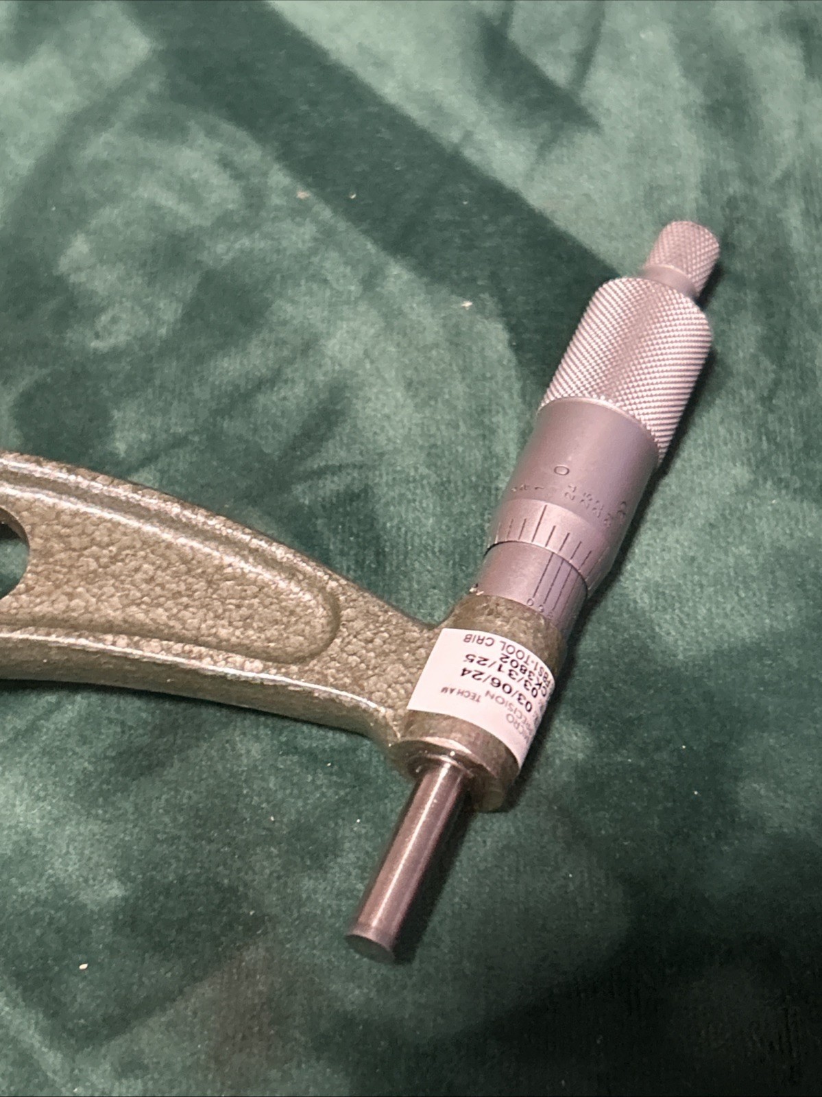Mitutoyo 7-8” Outside Micrometer Gage