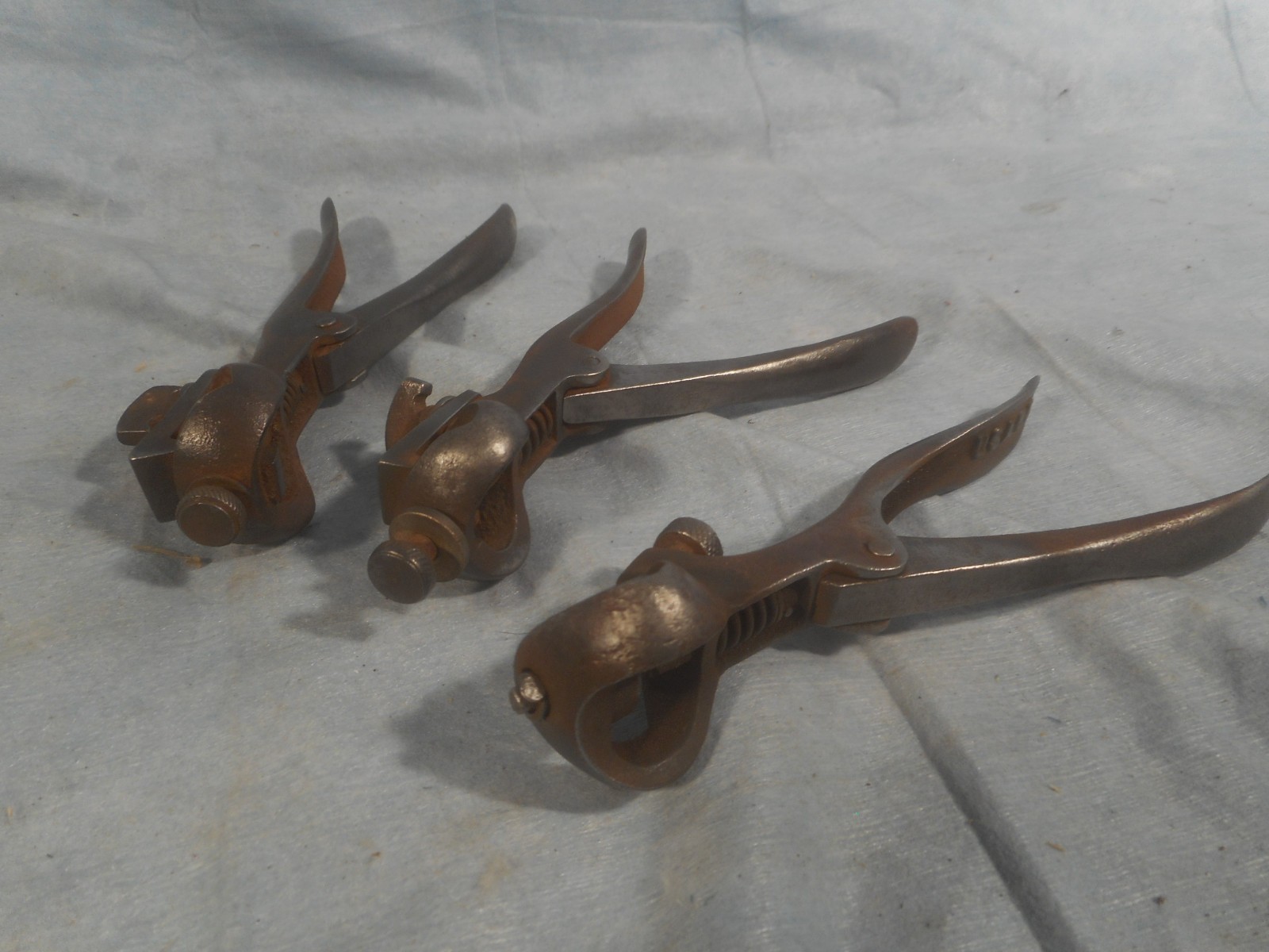 Set Of 3 Antique/VTG Saw Set Tools 2 Morrills and 1 PARR?