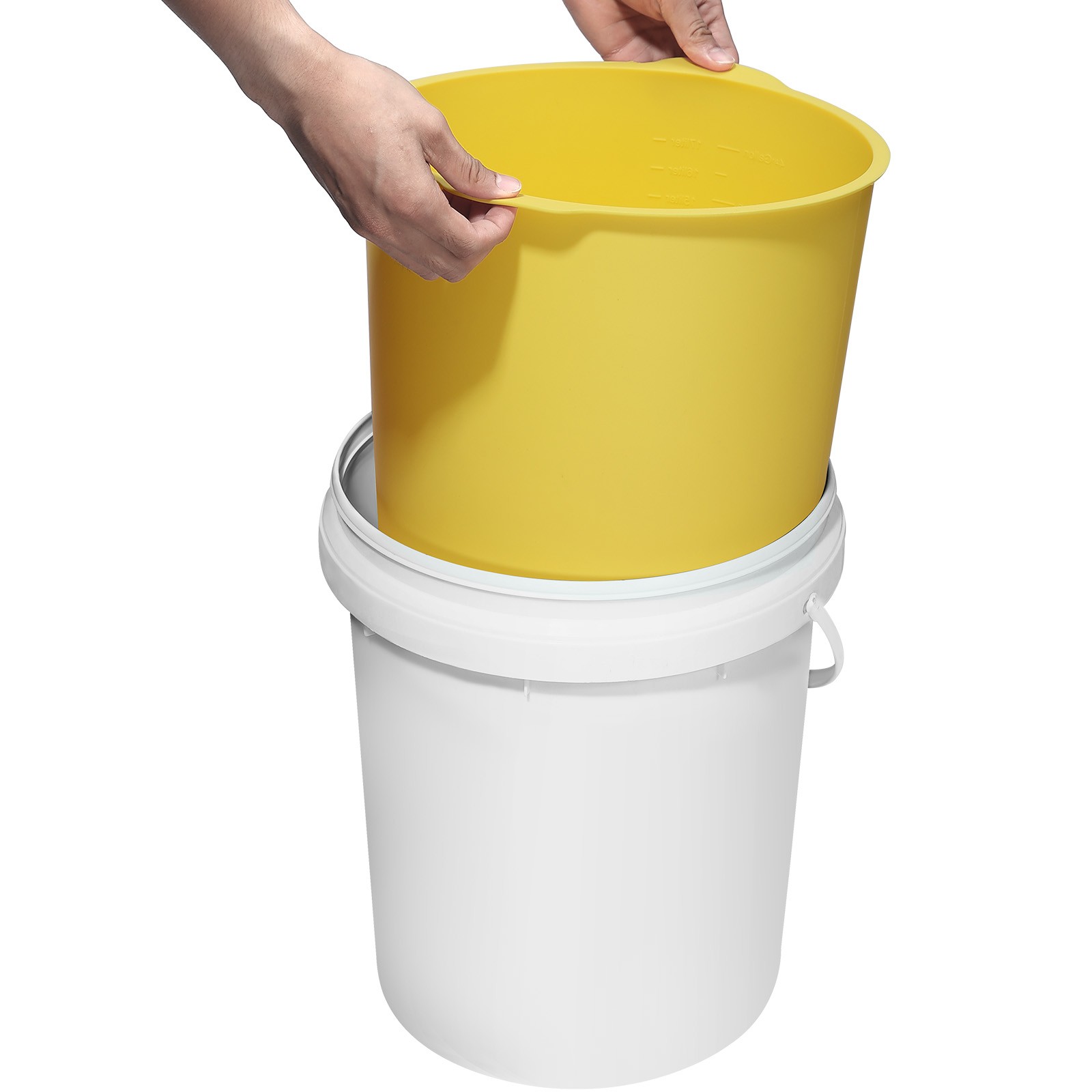 Uimoso Set of 2 Silicone Liners for 5-Gallon Buckets – Ideal for Mixing Tasks