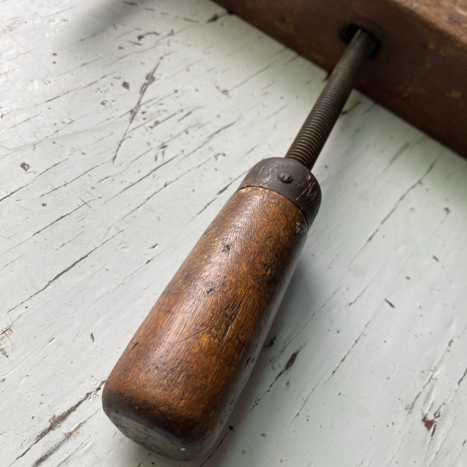 Vintage Jorgensen 12″ Wood Adjustable Clamp Co. Wood Clamp USA