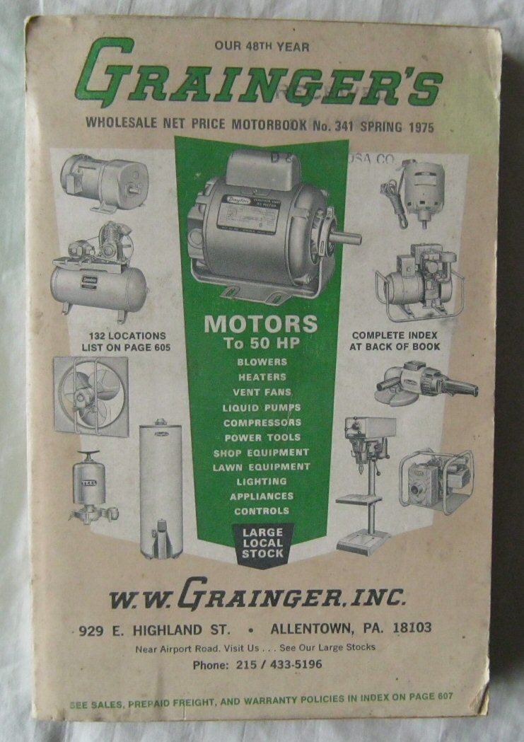 Graingers Wholesale Net Price Motorbook Spring 1975