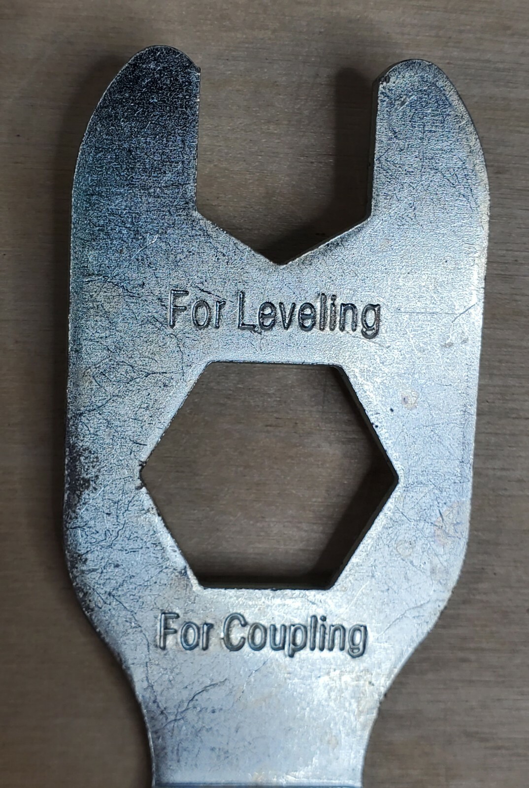 Wrench For Shipping Transit Bolts Silver Color Tone 6” Long 1/2” 7/8” 5/8”