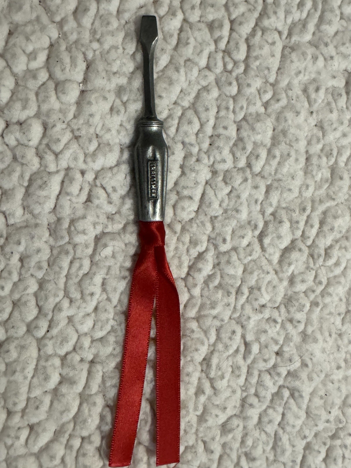 Vintage Craftsman Flathead Screwdriver Christmas Ornament Tool Holiday Decor