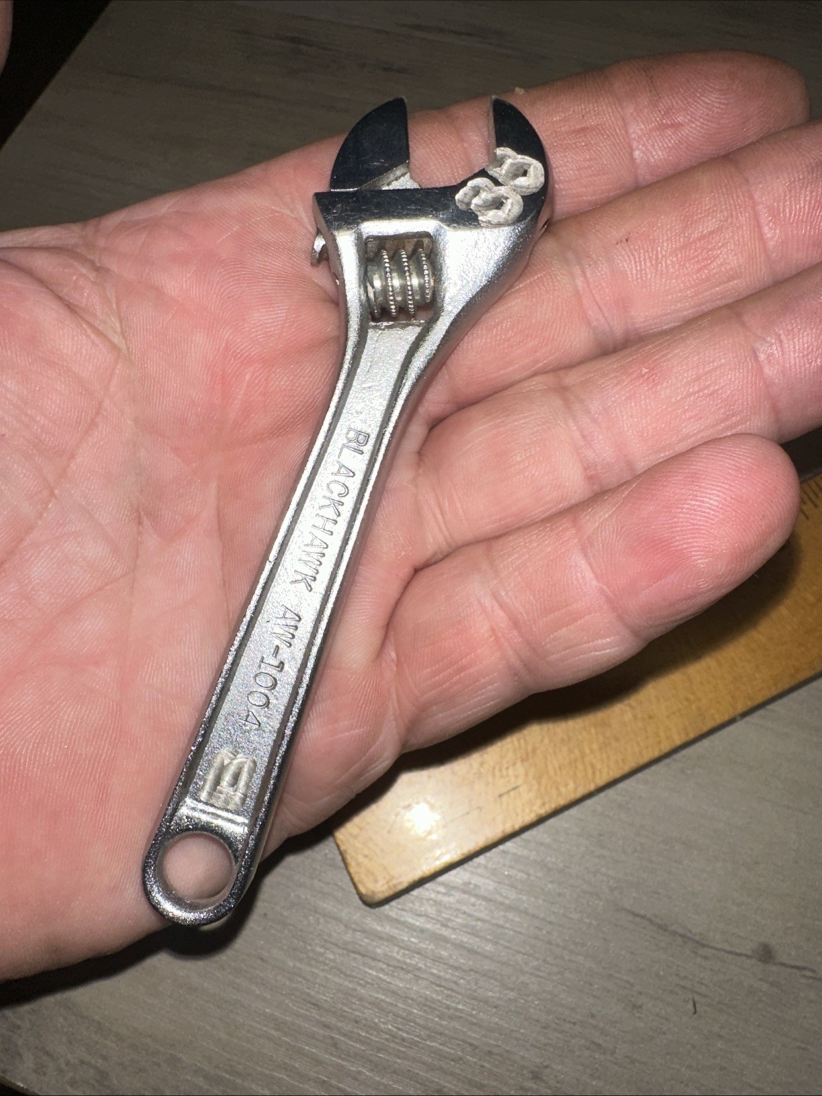 Blackhawk AW-1004 pocket Size 4″ adjustable wrench, USA