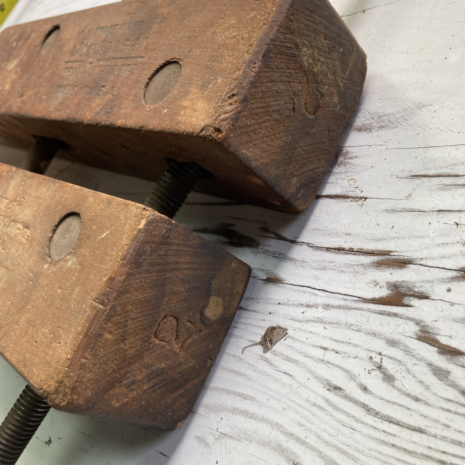 Vintage Jorgensen 12″ Wood Adjustable Clamp Co. Wood Clamp USA