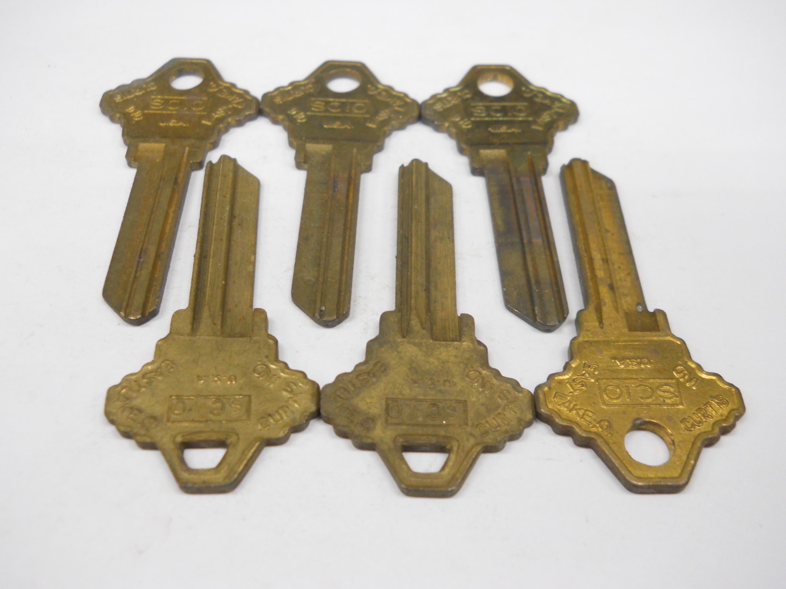 Curtis SC10 Key Blank Fits Schlage A1145F Lot of 6