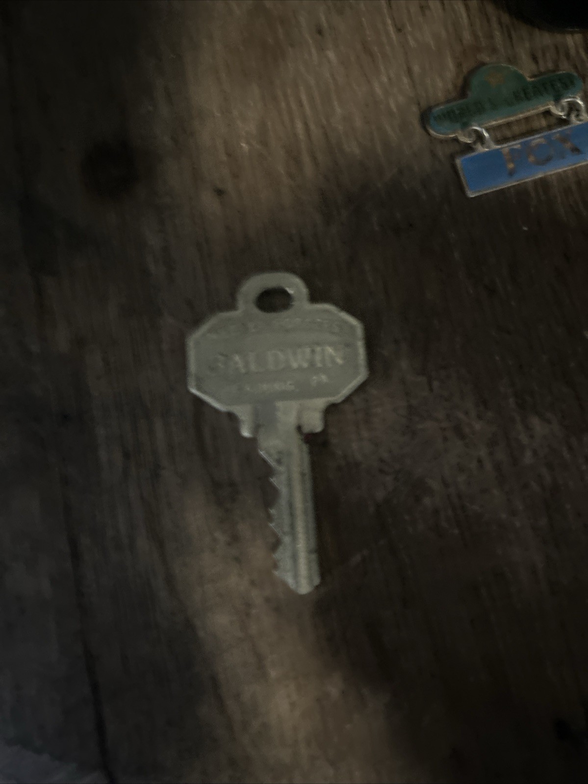 Vintage Baldwin Metal Forgers Key Reading PA -03- Appx 2.25″ Made in USA
