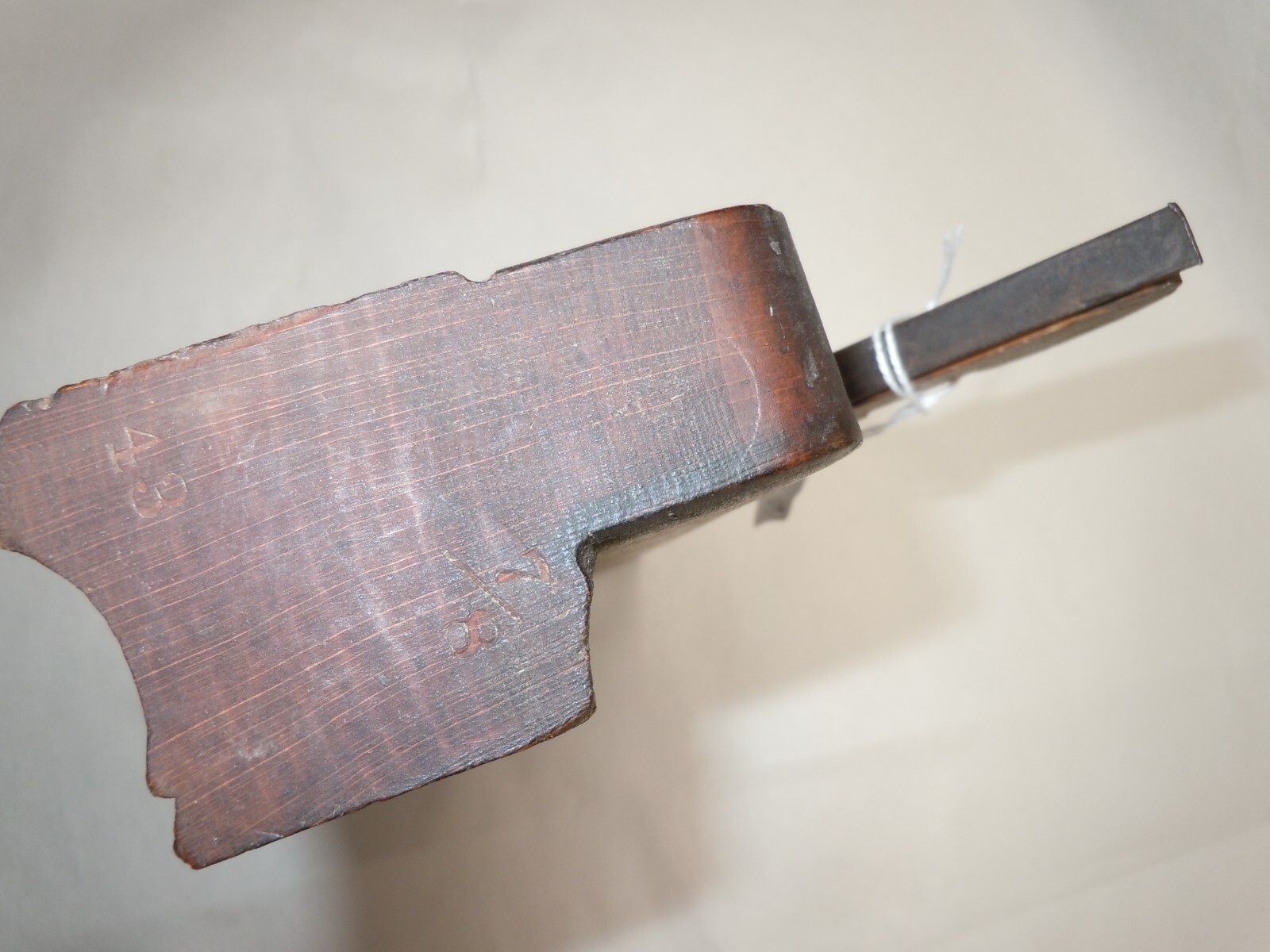 Wood Plane, D.R. BARTON 1″ Partial Round Cut Wooden Wood Plane, USA