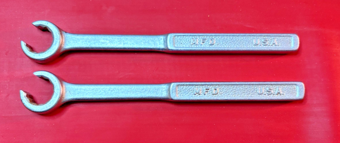 Proto Tools Vintage 9/16 Flare Nut Service Wrenches Vintage Pebble Finish 3718