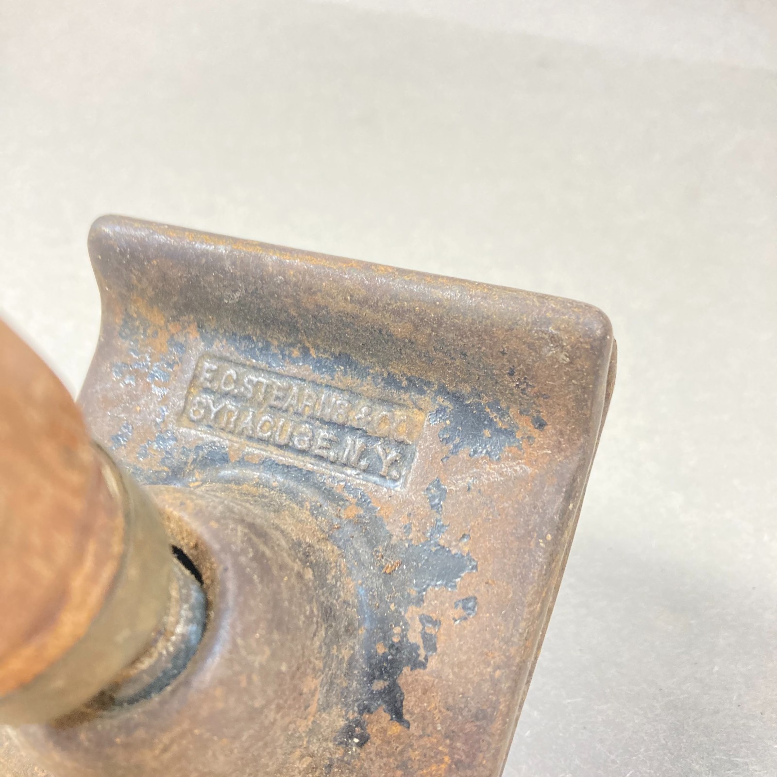 Vintage E. C. Stearns Cabinet Floor Scraper Wood Handle Adjustable USA