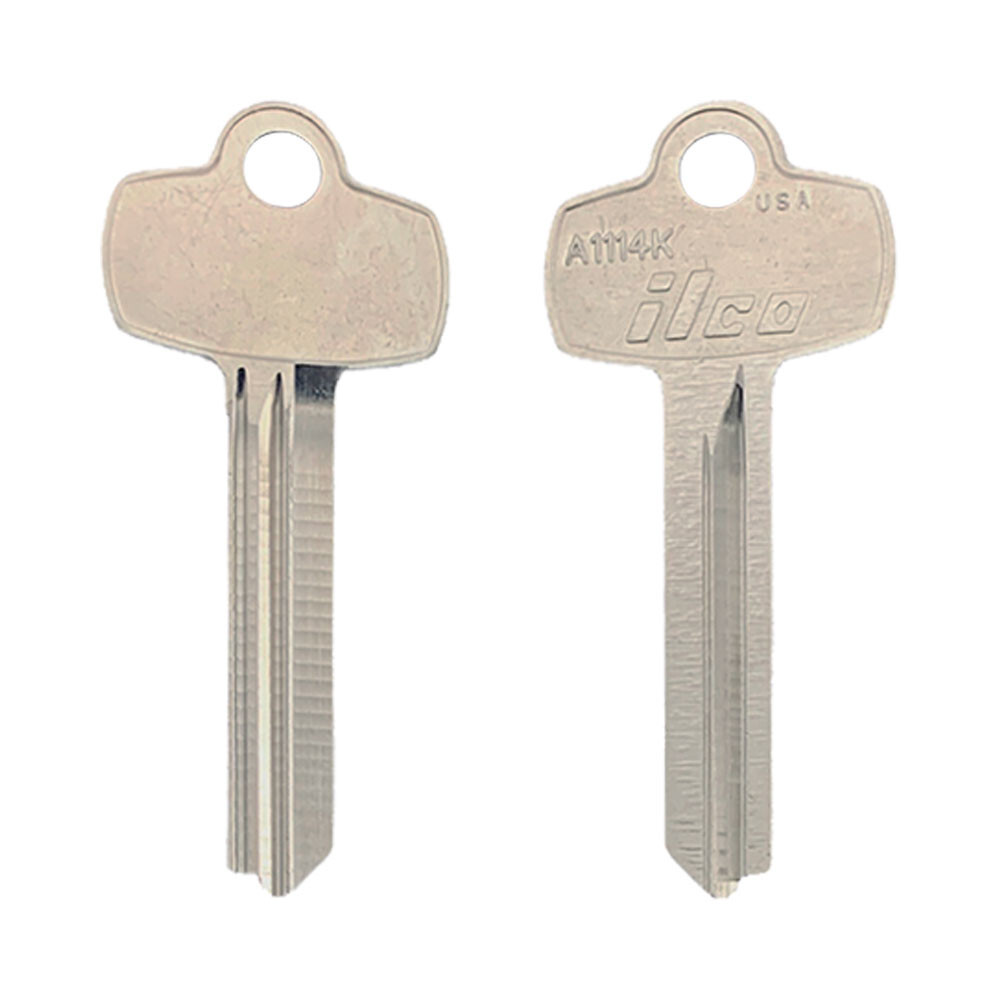 A1114K, 1A1K1 Key Blank 6-Pin Nickel