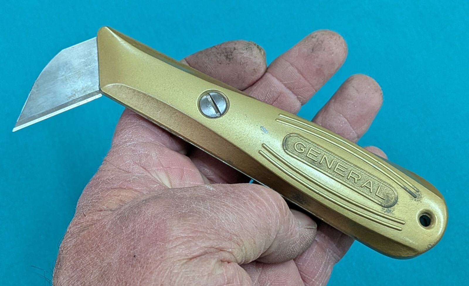 GENERAL No. 853 Utility Knife Fixed Blade w/ 5-Blades Vintage 1960’s