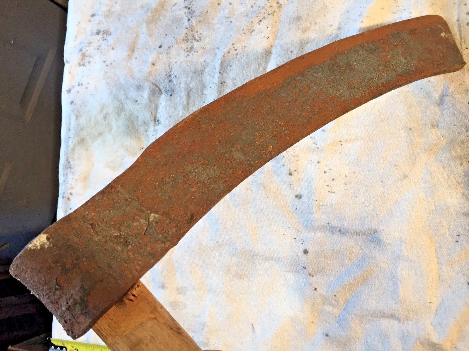 Primitive Hand Forged Wood Shingle Splitting Froe Tool Blacksmith Made