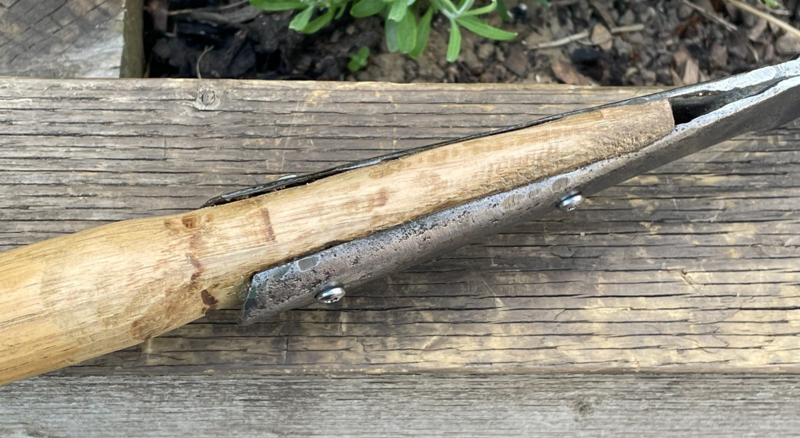 Vintage 1948 Military Staniforths Severquick Slasher Sickle Billhook Garden Tool