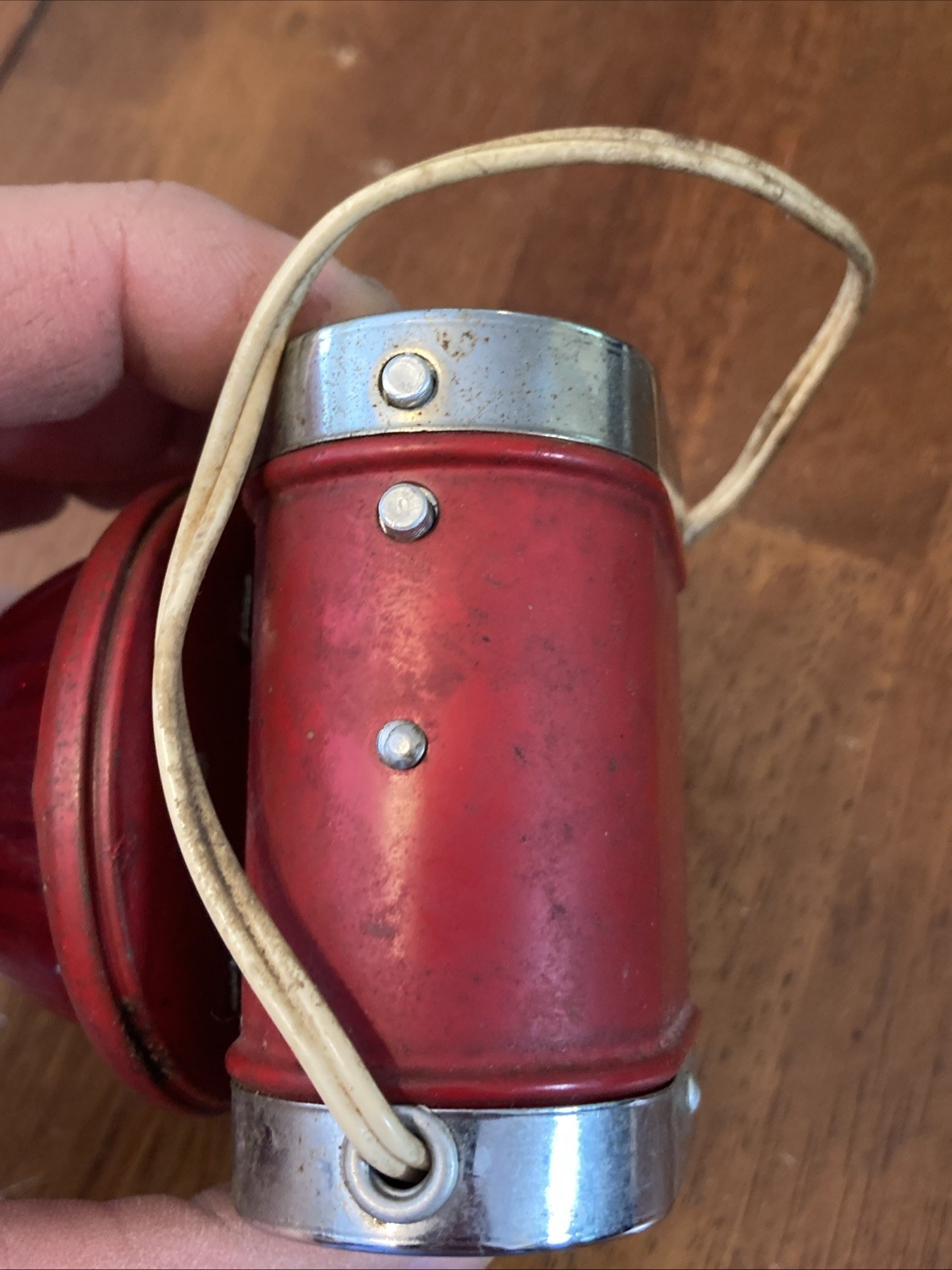 Ash Flash Vintage Explorer Flashlight 1950’s Red Signal Light Hong Kong