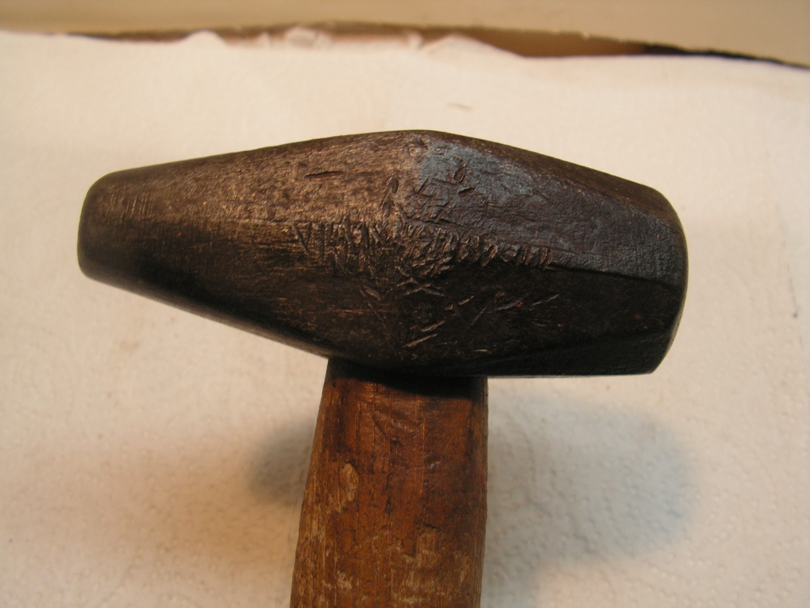 Vintage Bell System Linesman Hammer #1 8oz. 9″ Total Length, 3 3/4″ Across Head