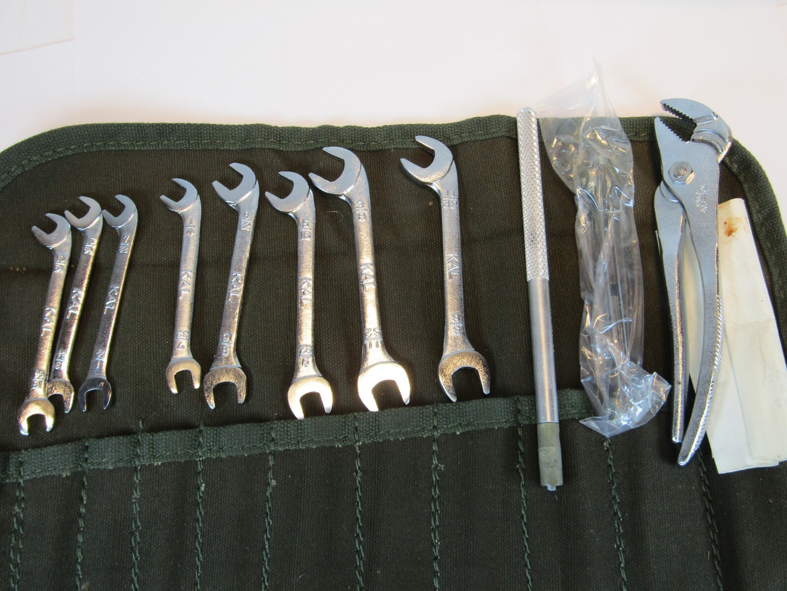 Vintage US Military American KAL Enterprises Ignition Wrench Set – GI Tools Roll