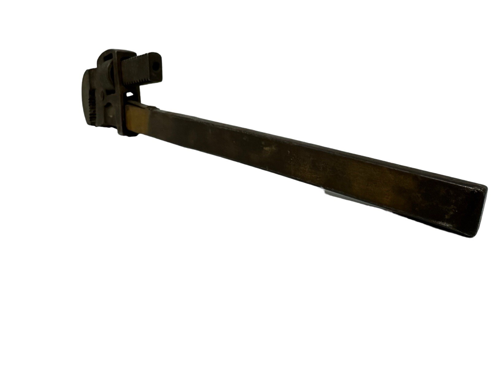 Vintage Steel 19” Pipe Monkey Wrench Adjustable Plumber USA Steam Home Decor