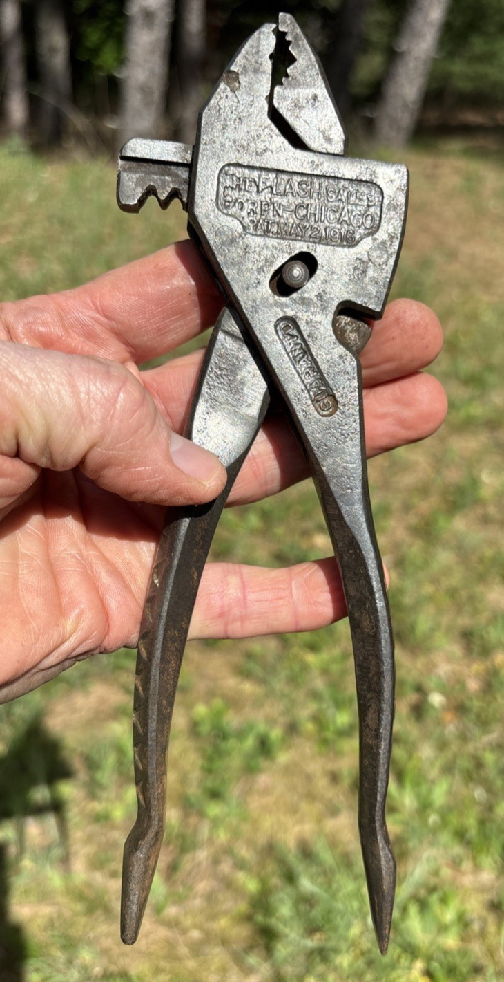Lot of 20 Vintage Pliers/Wire Cutters/Lineman:Utica/J. Smith/Pexto/Eifel-Flash