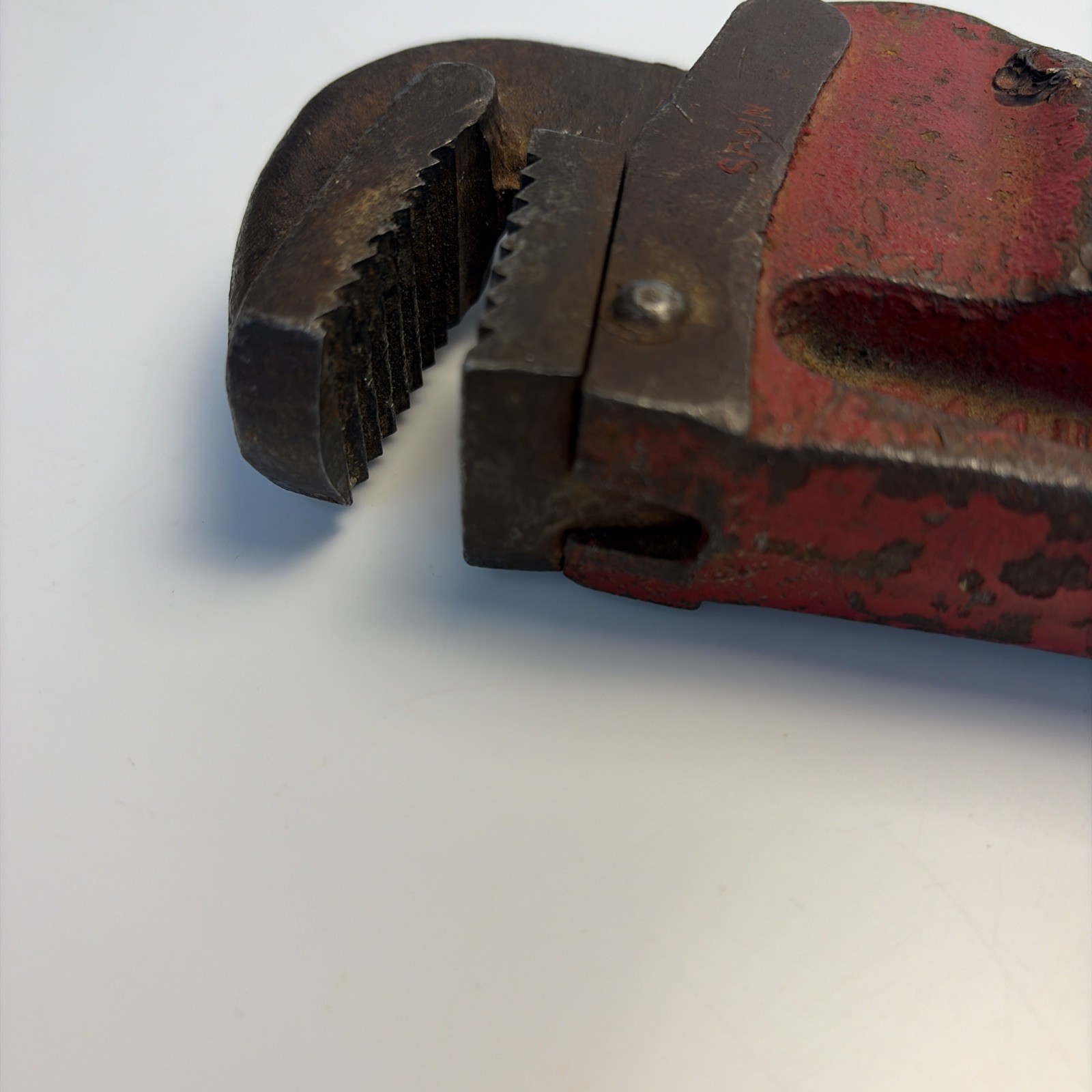 Vintage 14 Inch Pipe Wrench 1/8 To 2 Inch Spain