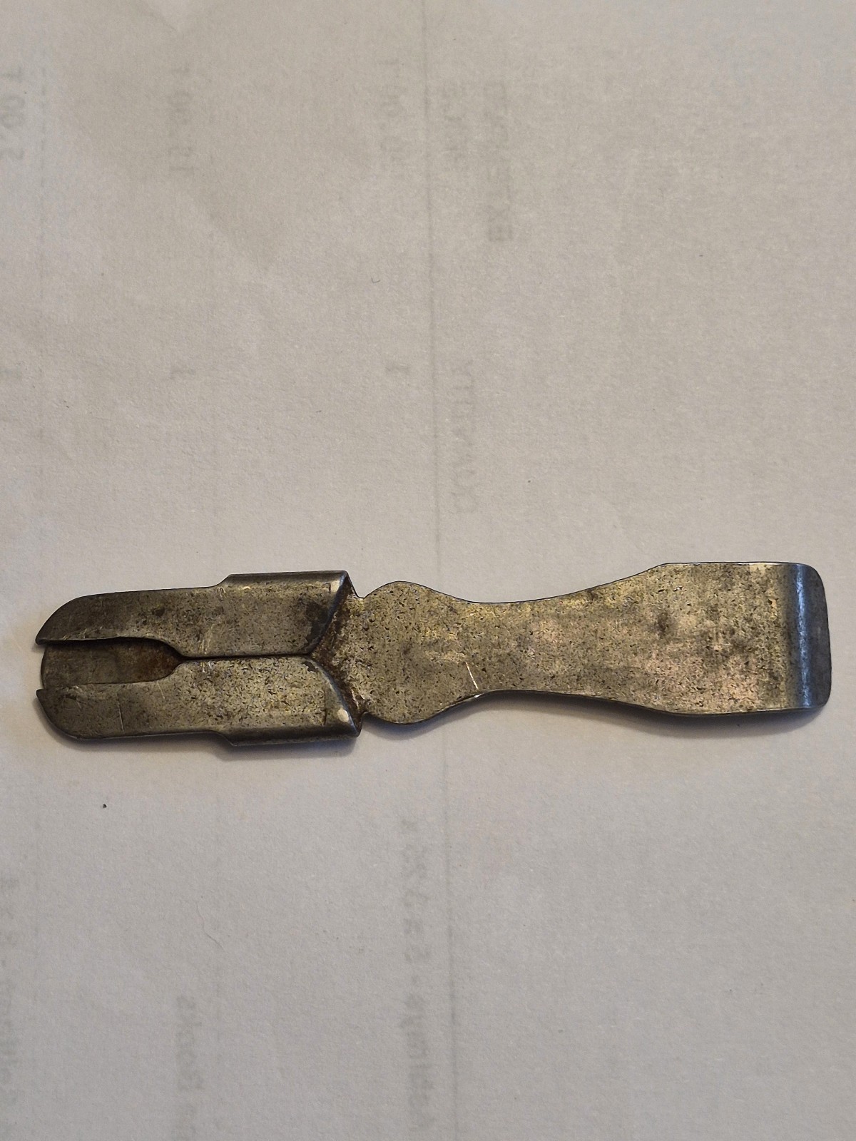 Antique Cresant Belt Fastener CO Alligator Wrench Multi Tool Vintage 1915-1930