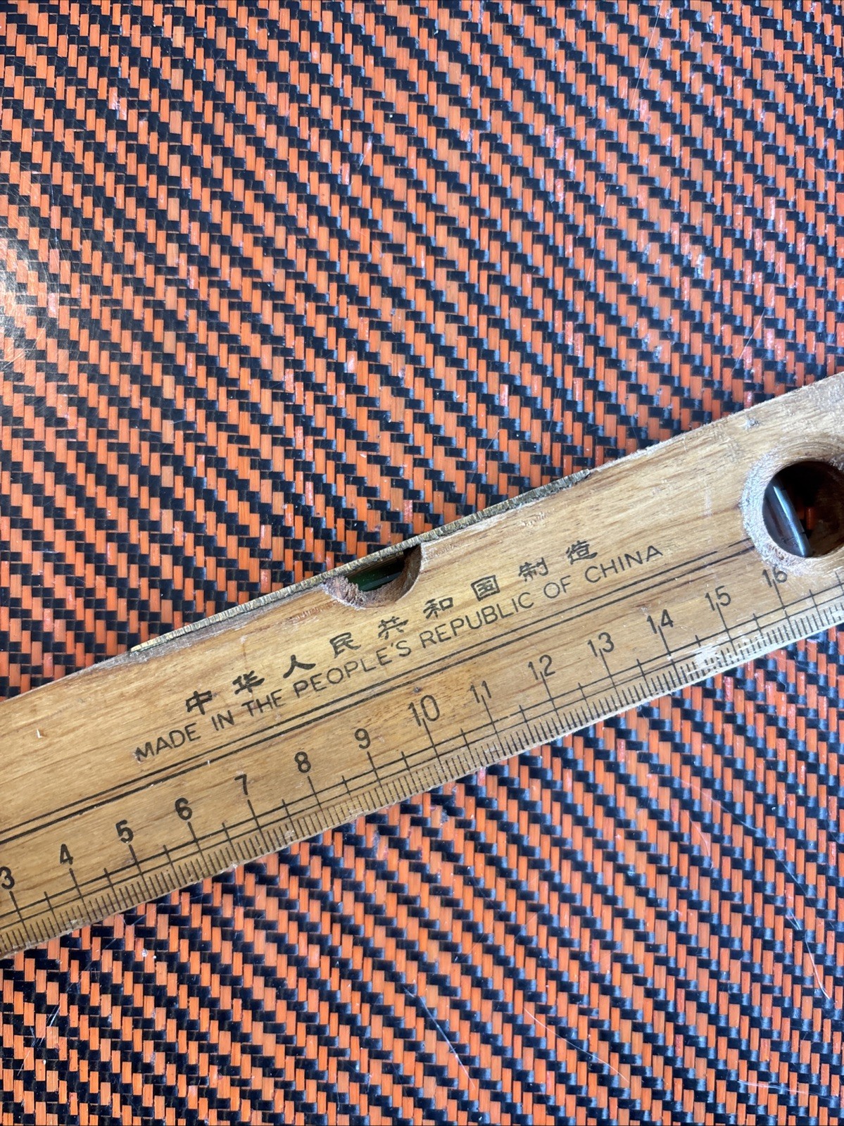 Vintage original Anchor level/ruler “Made In People’s Republic of China”