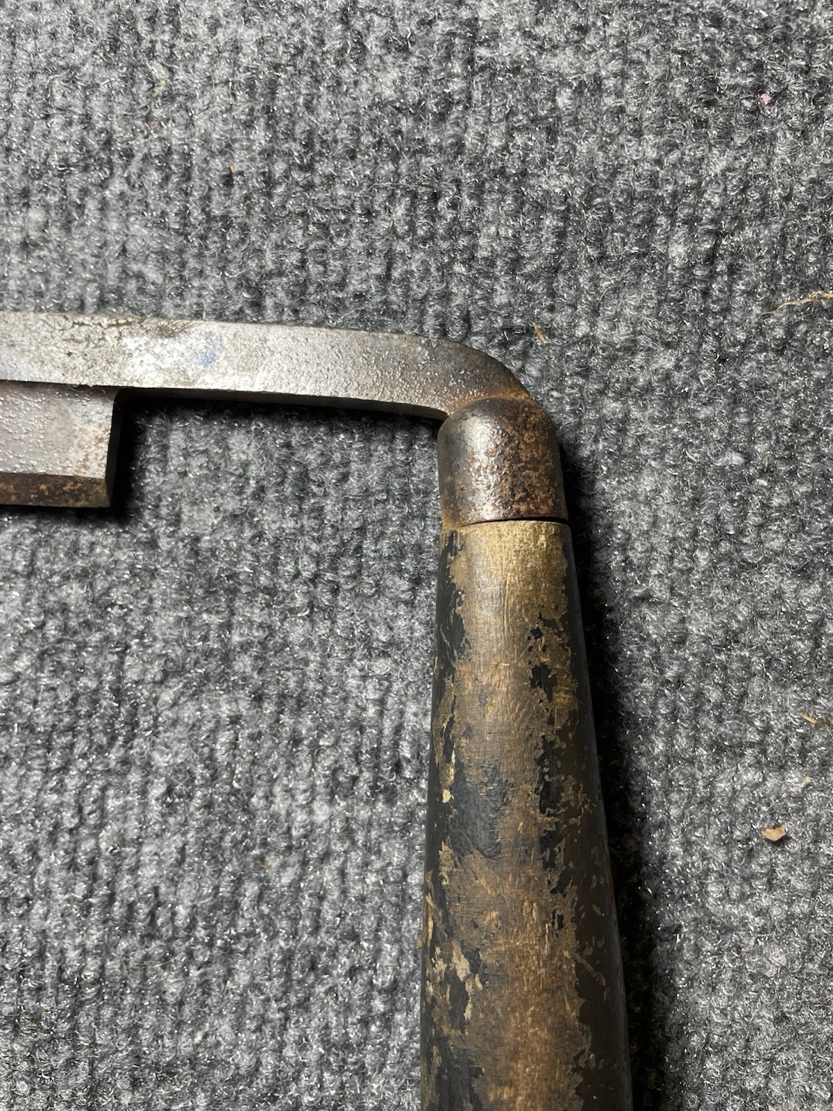 VTG FULTON 8″ Blade Draw knife Drawknife Wood Handles, Patina On Metal & Wood