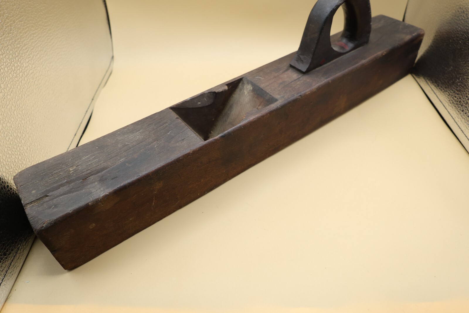 Vintage Wood Block Plane 21 inches long Wooden Plane Carpenter- No Brand