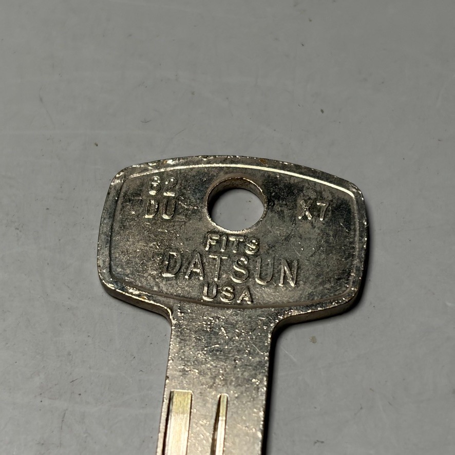 1- Cole Key Blank DA21 UNCUT Replacement Direct Fit Datsun Nissan Model Cars