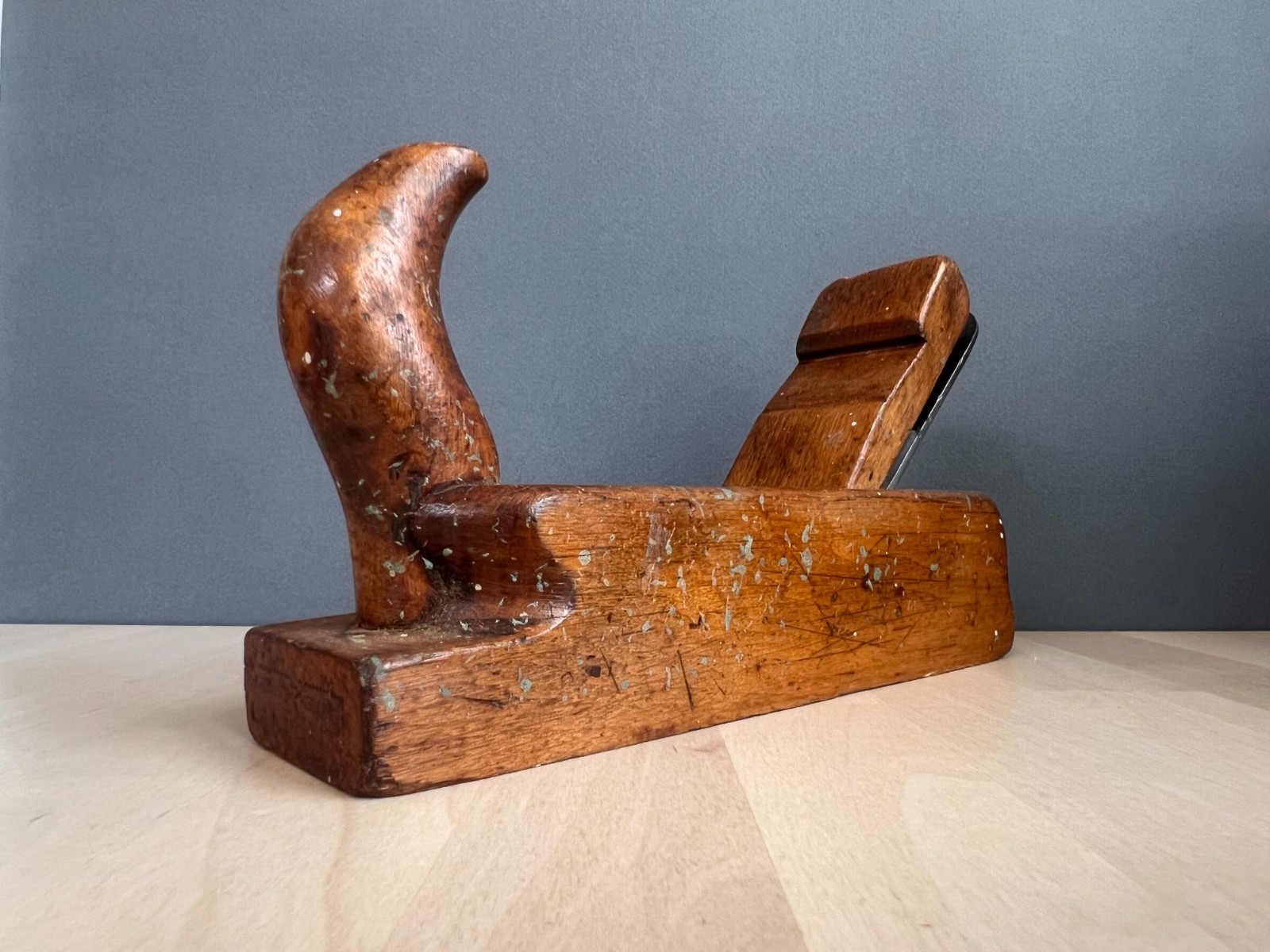 Antique Joh. Weiss & Sohn Vienna Wooden Jack Plane 11-3/4″ Austrian Wood Plane