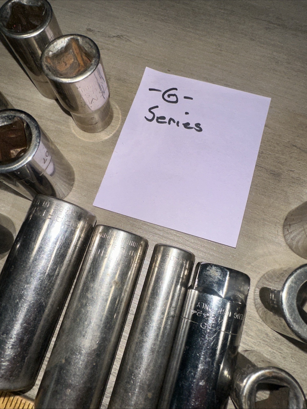 18 Craftsman Sockets Variety -G- Series Used.
