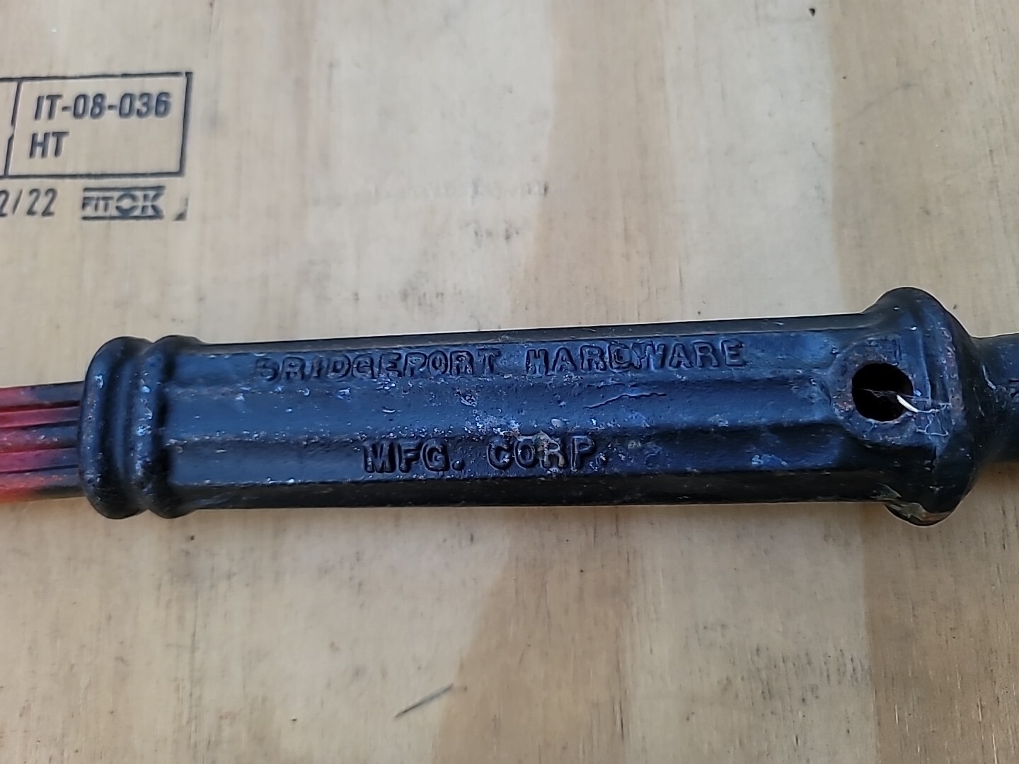 Vintage BRIDGEPORT Hardware No. 56 SUREGRIP Nail Puller Tool Made in USA