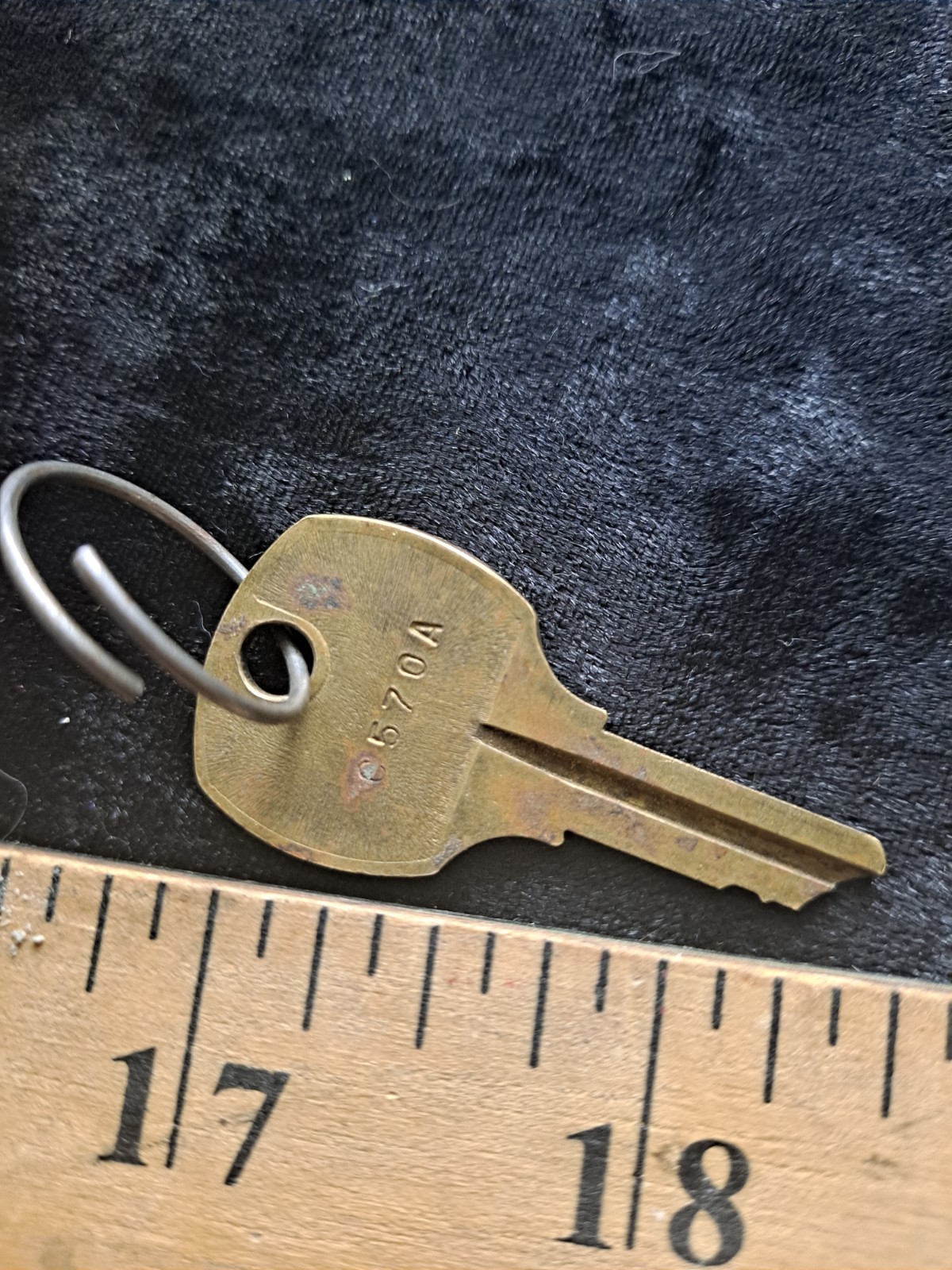 Vintage National Lock Company Rockford, ILL Key C570A