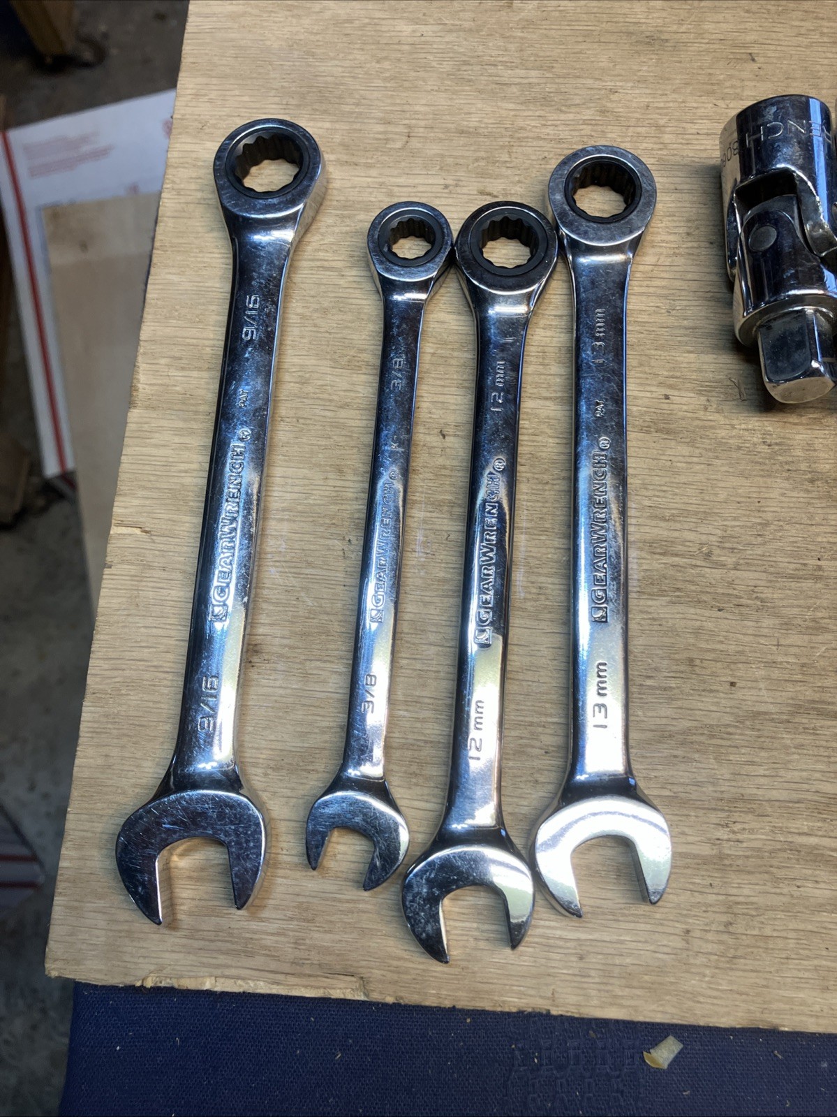 Gearwrench 3/8 Socket Wrench, Sockets, Wrenches Lot