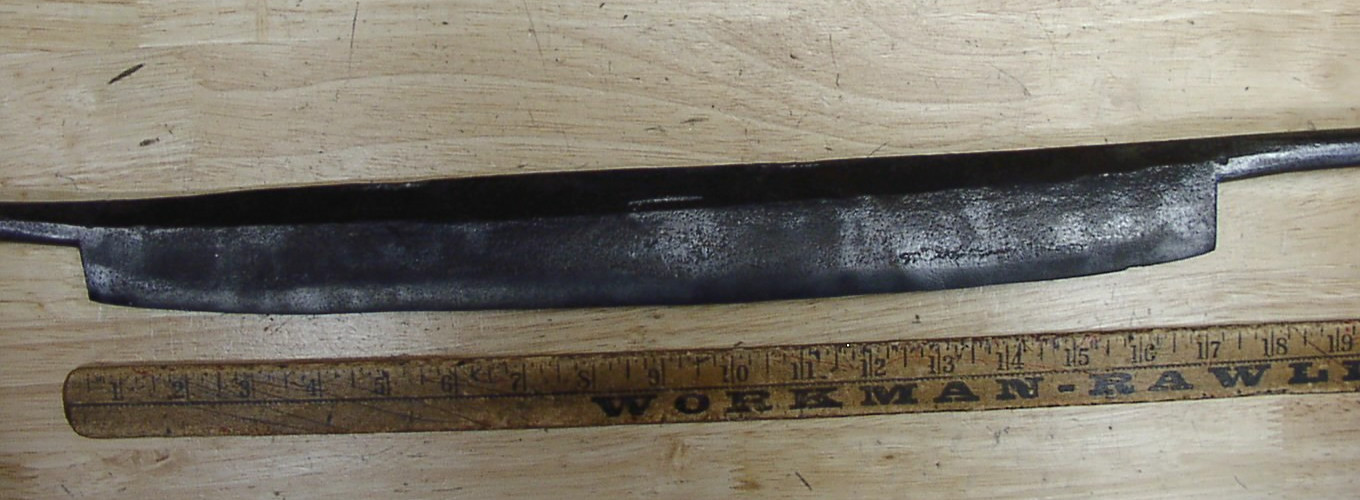 HUGE Antique Cast Steel Draw Knife25-7/16″ OAL,1-1/16″ X 16-1/8″ Edge,VGC