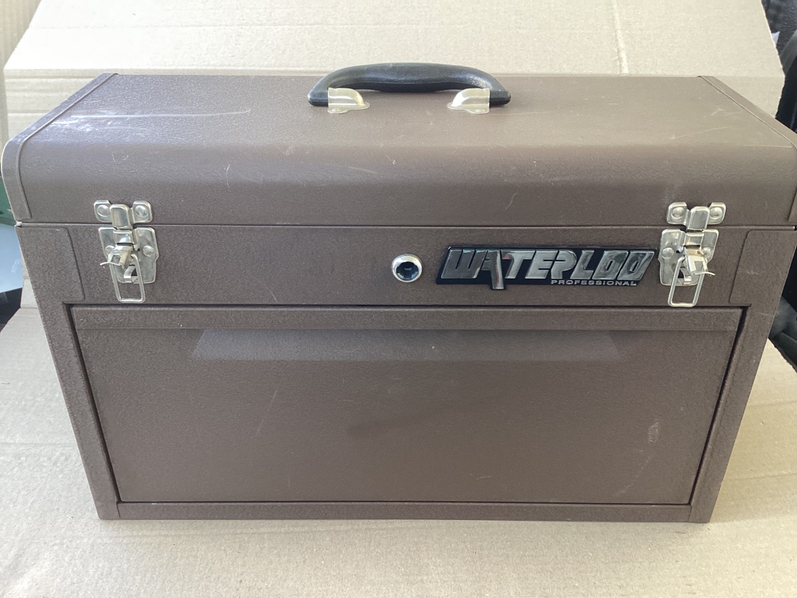 Vintage Waterloo 7 Drawer Tool Box 21.5IN X8.5IN X 13.5IN