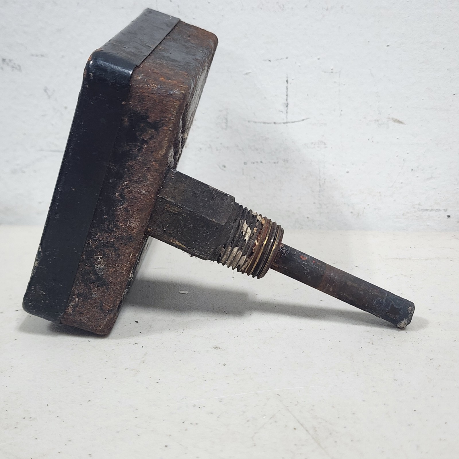 Antique U.S. Gauge USG Dual Needle Combination Pressure & Temperature Gauge –…