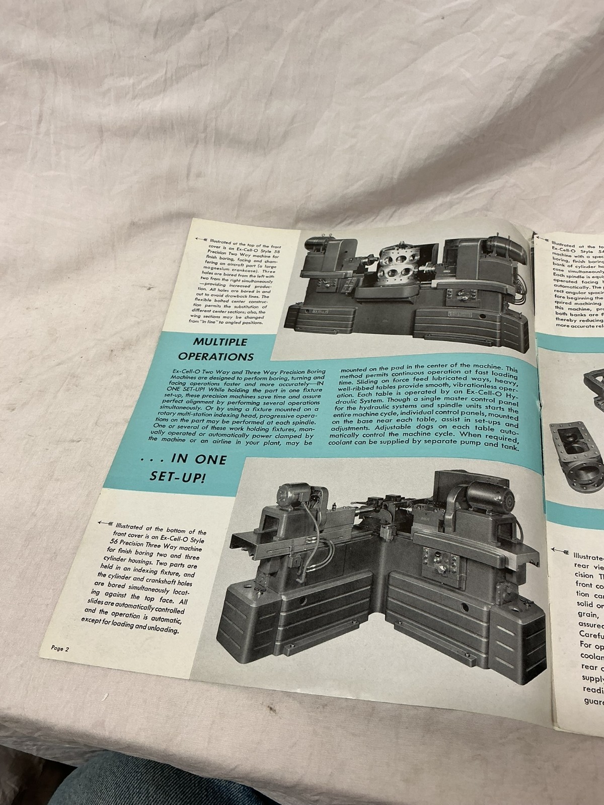 1952 Ex-Cell-O XLO Precision Way Machines Bulletin 31631