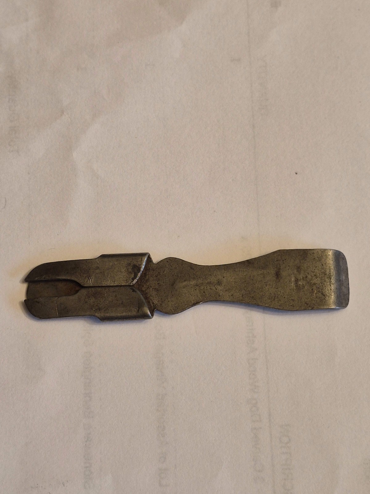 Antique Cresant Belt Fastener CO Alligator Wrench Multi Tool Vintage 1915-1930
