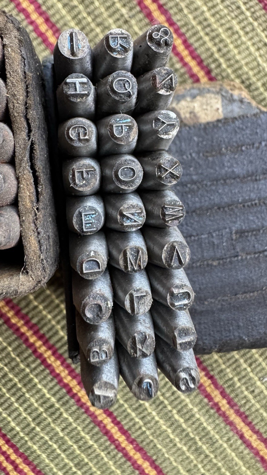 Vintage IMPERIAL Steel Marking Stamps – Numbers & Letters – Made in England